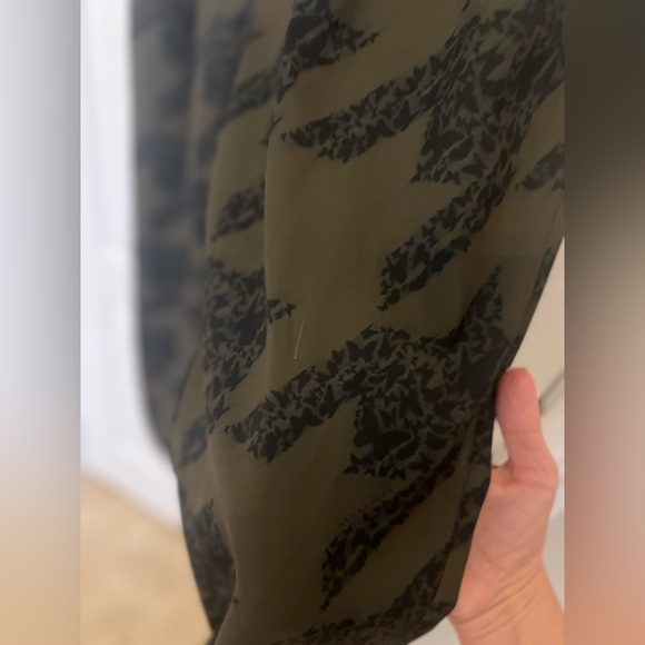 All Saints Aleida Houndstooth Toni Tapered Trousers Sz 10 - Picture 6 of 8